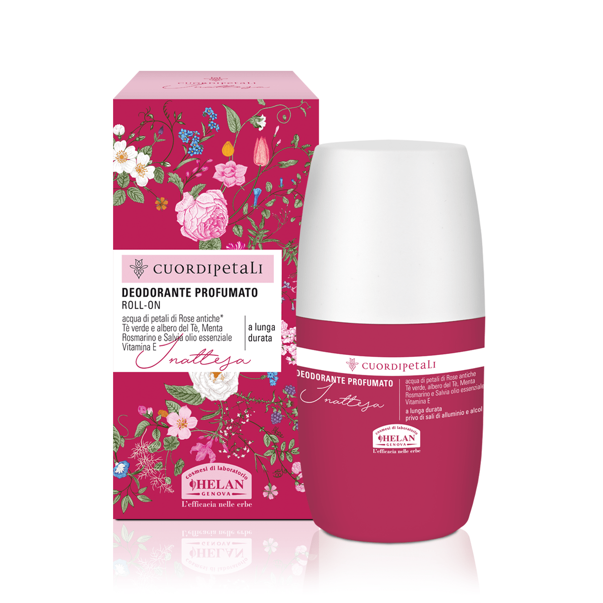 Deodorante roll-on profumato Cuor di Petali – Helan